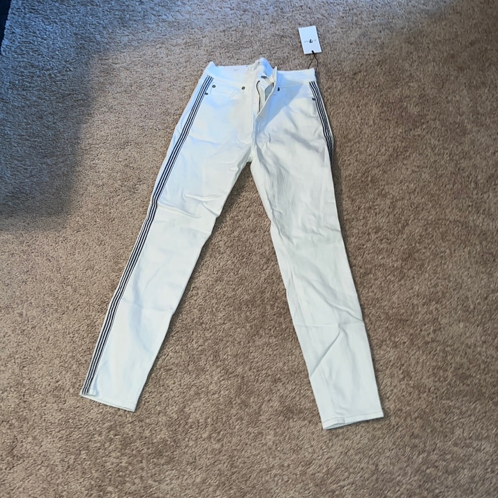 7 for all mankind size 28 high waist ankle super skinny